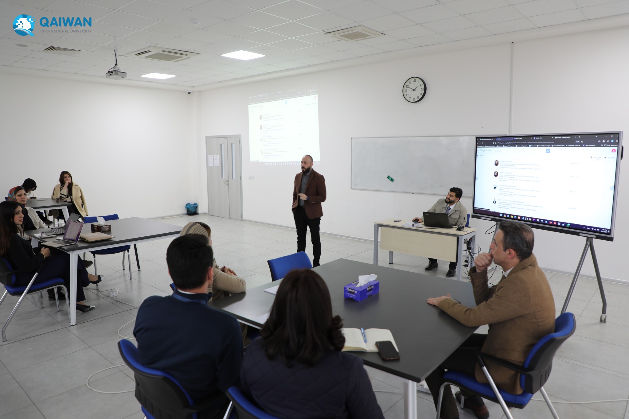 An important academic meeting was held with the supervision of the Vice President for Academic Affairs Assist. Prof. Dr. Ahmed Abdullah